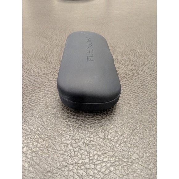 Genuine Flexon Designer Eyeglass Sunglass Hard Shell Case Dark Blue / Charcoal - Picture 5 of 13